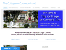 Tablet Screenshot of coronadocottage.org